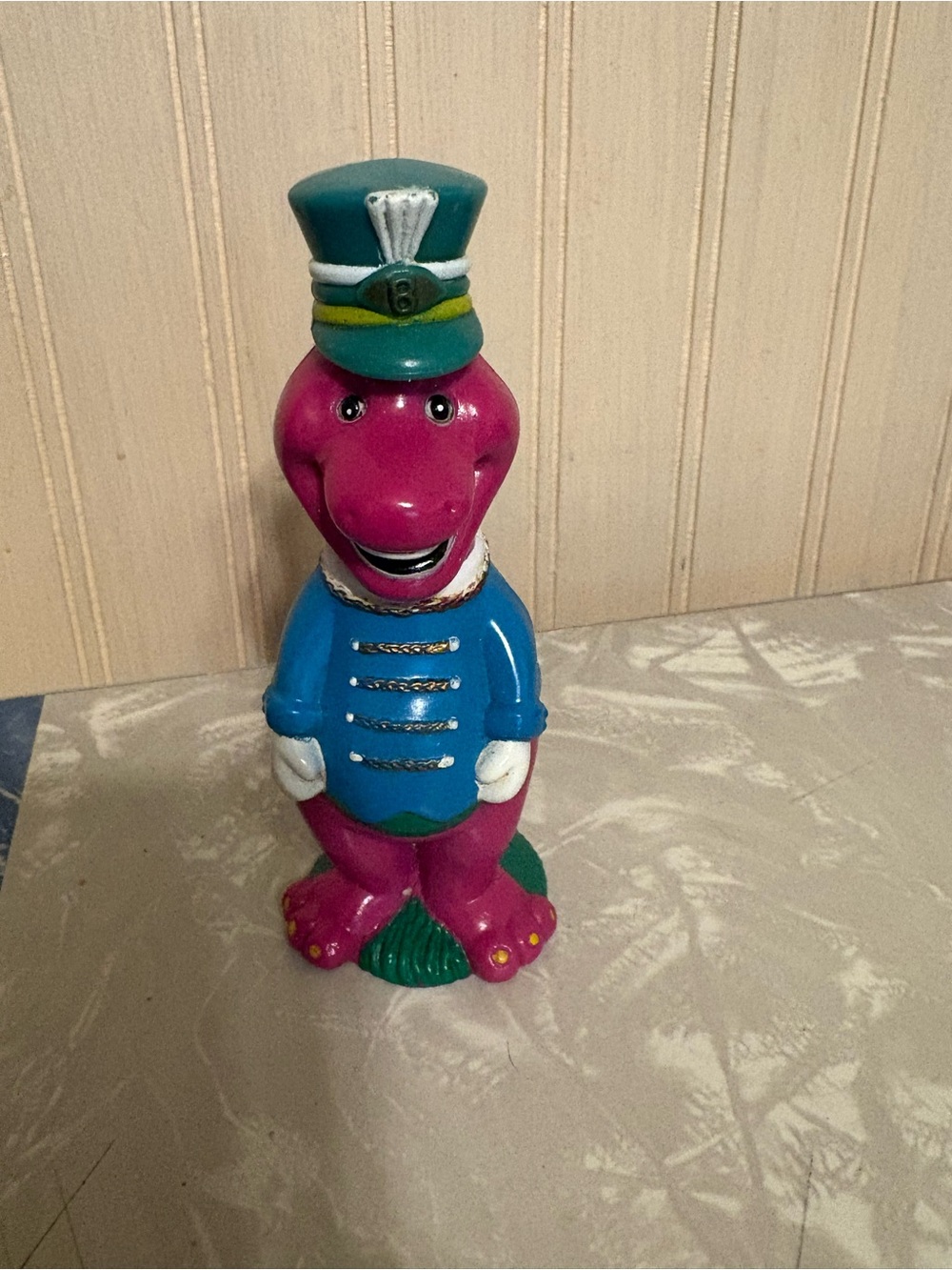 Vintage 1993 Band Leader Barney Vinyl Figurine